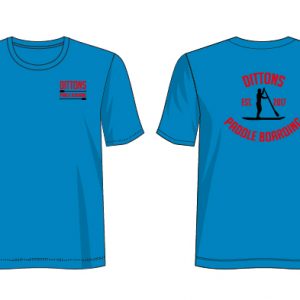 Dittons Paddle Boarding Mens Club T-Shirt (Sapphire Blue)