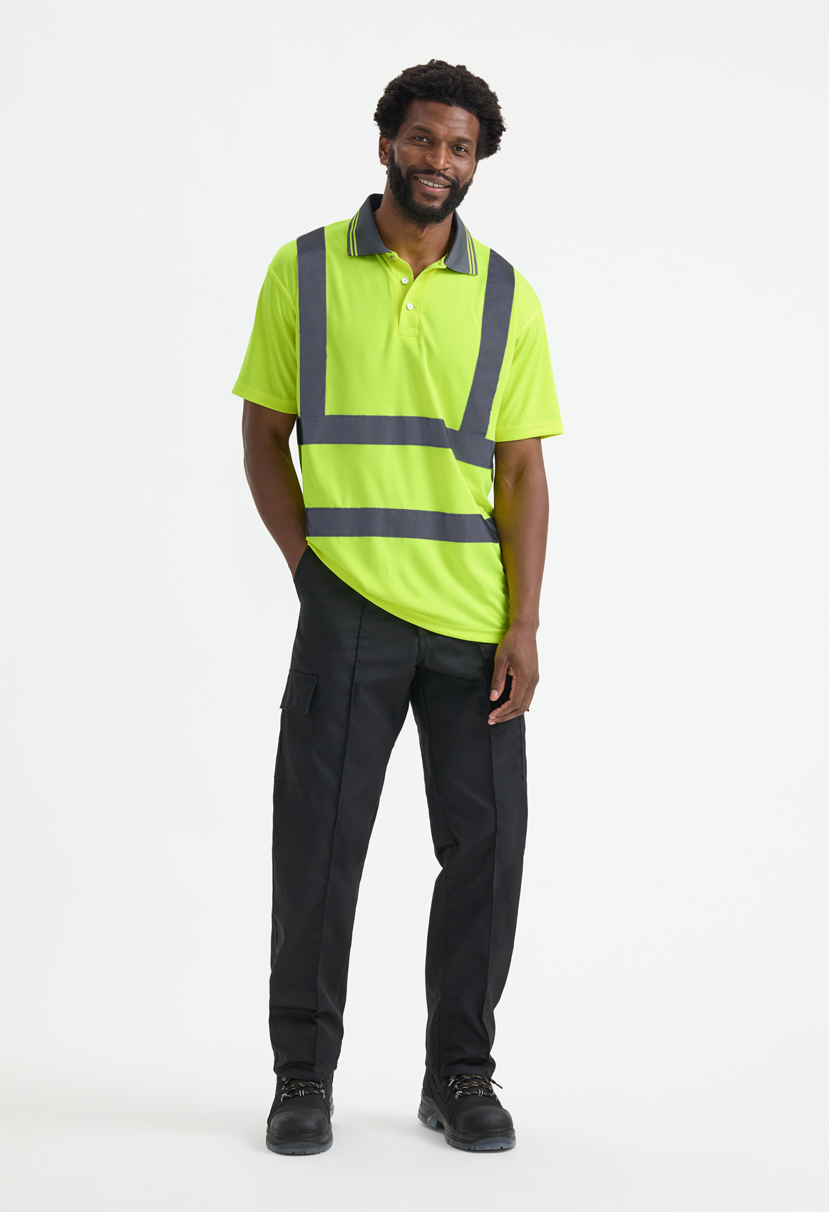 Brooklands Technical College ELECTRICAL Hi Vis Polo Shirt