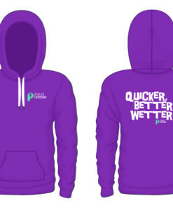 AquaPaddle Hoodie Quicker Better Wetter